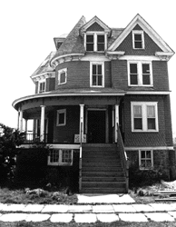 B&W of House